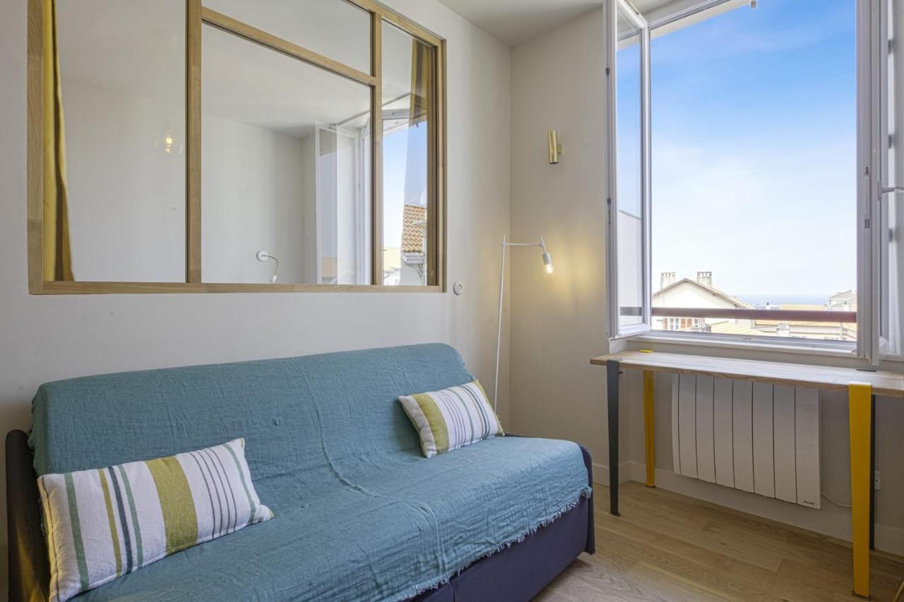 Apartament Charming 1Br Flat With Sea View At The Heart Of Biarritz - Welkeys Zewnętrze zdjęcie